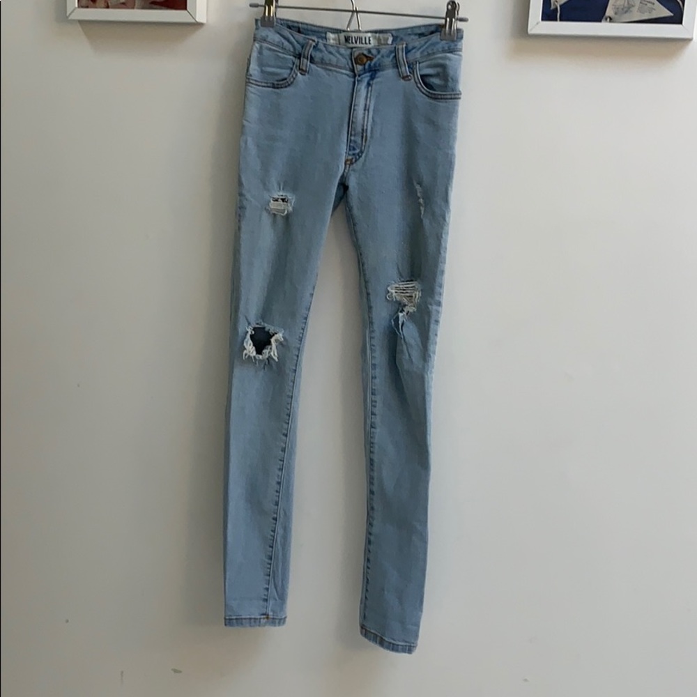 Brandy Melville faded denim jeans